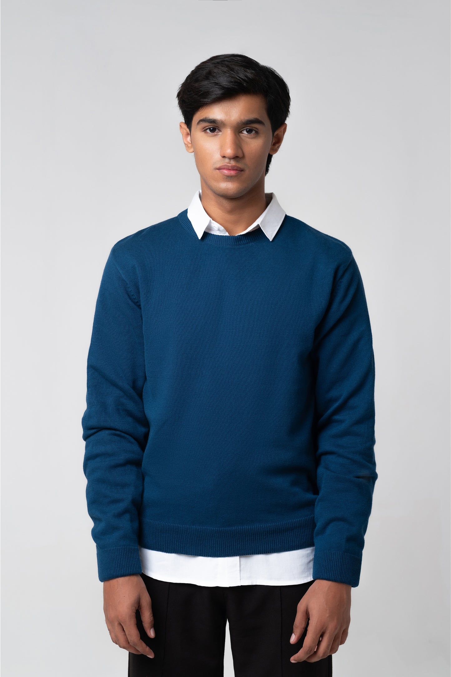 Men’s Crew Neck Sweater - Navy