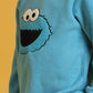Embroidered character detail on boys' blue sweatshirt