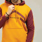 Fleece hoodie maroon