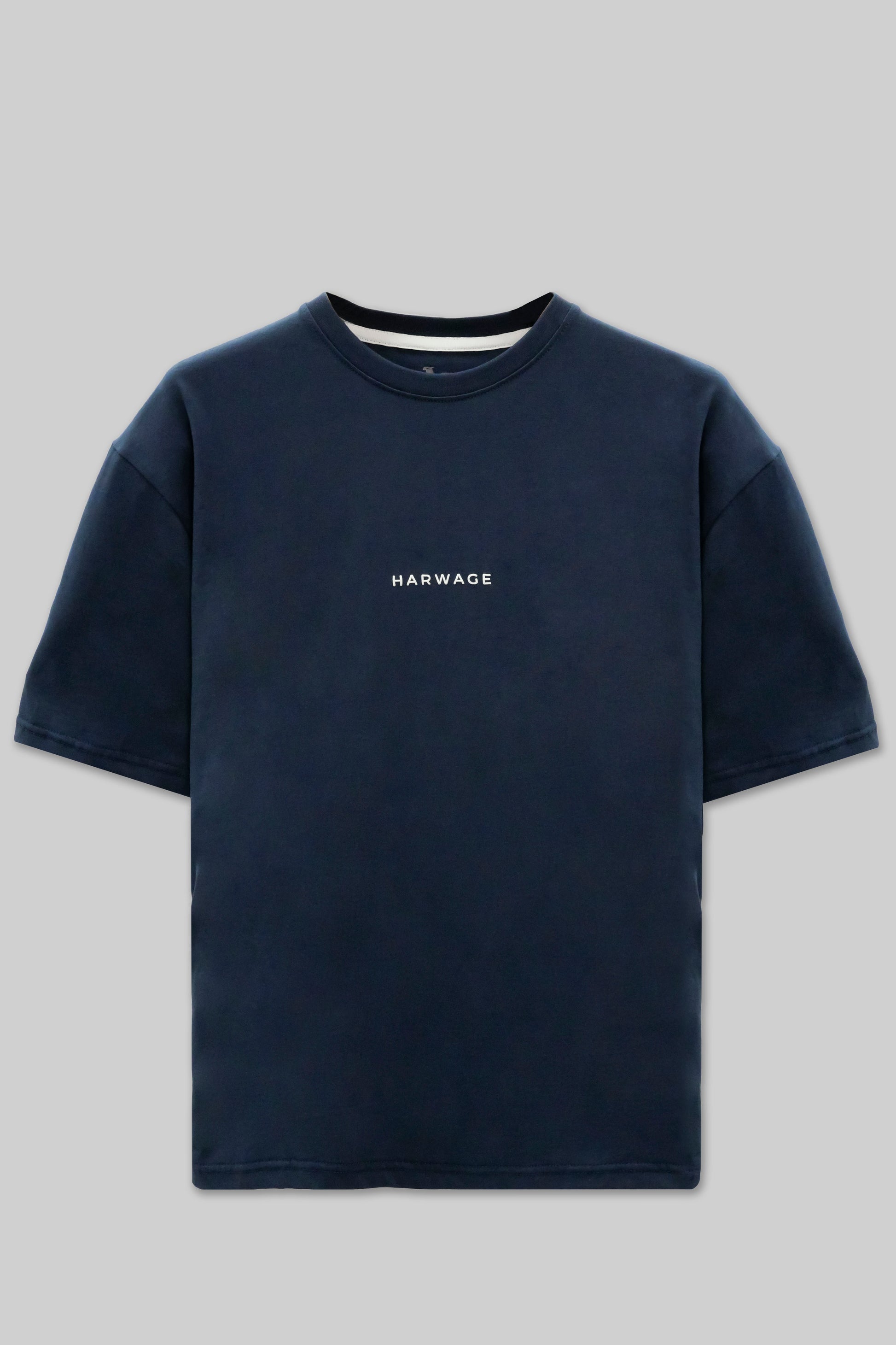 Premium Dress Blue Round Neck T-Shirt