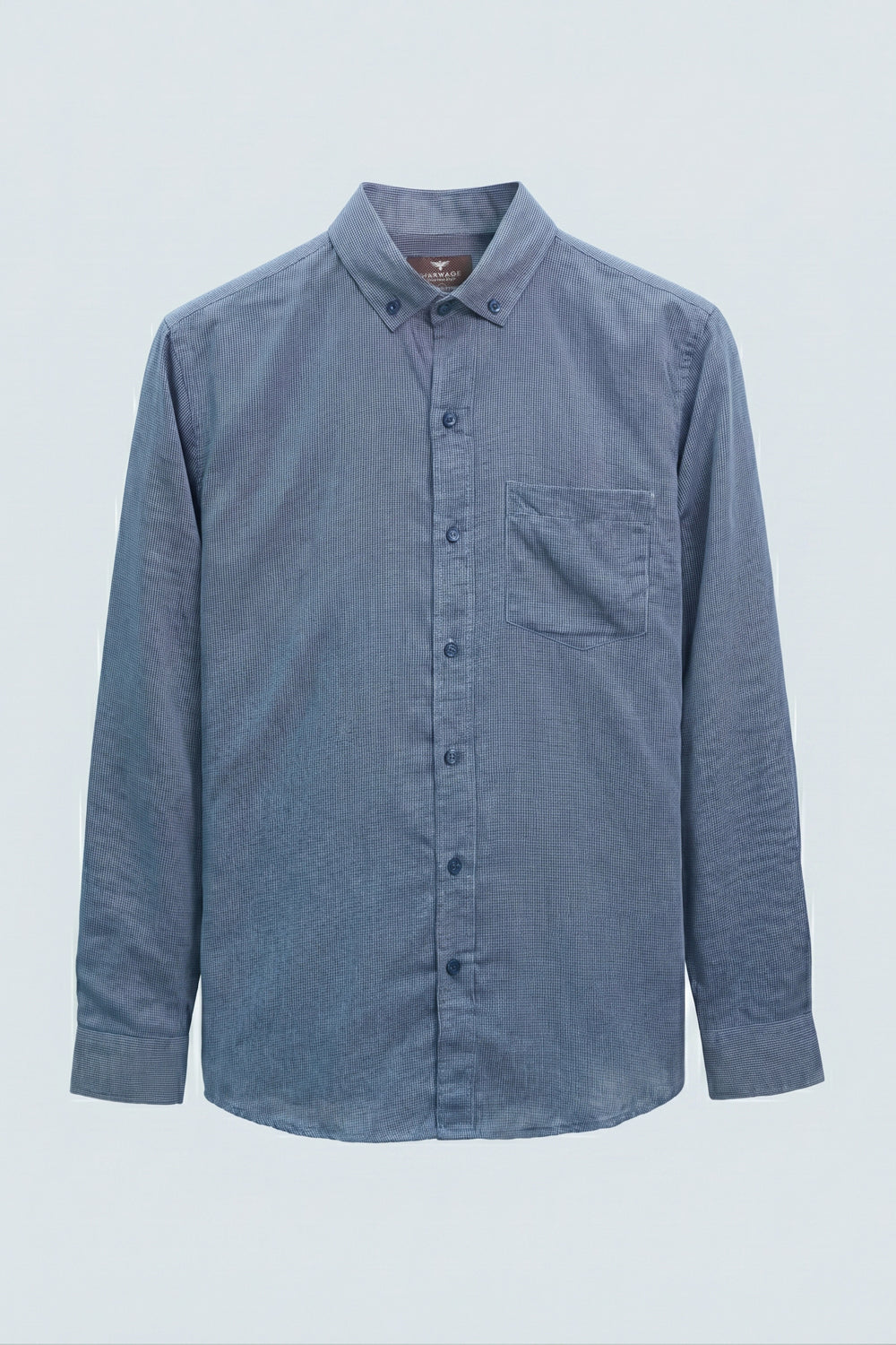 Men Casual Shirt Full Sleeves- Blue