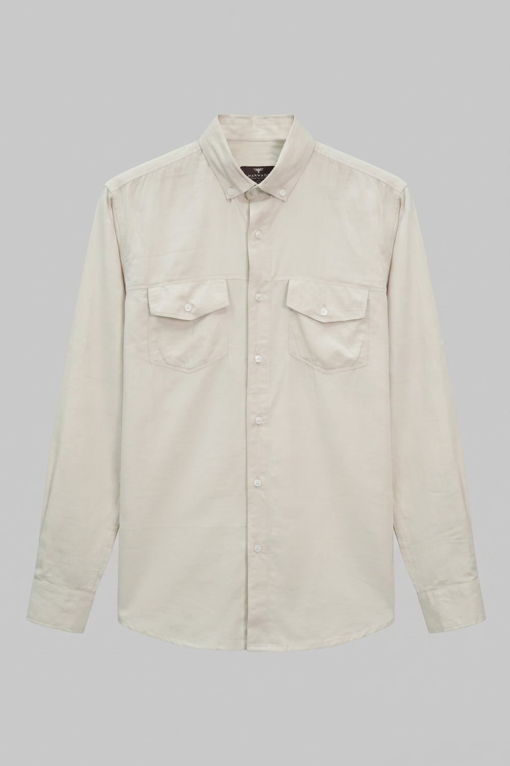 Men Casual Full Sleeves Shirt - Off White