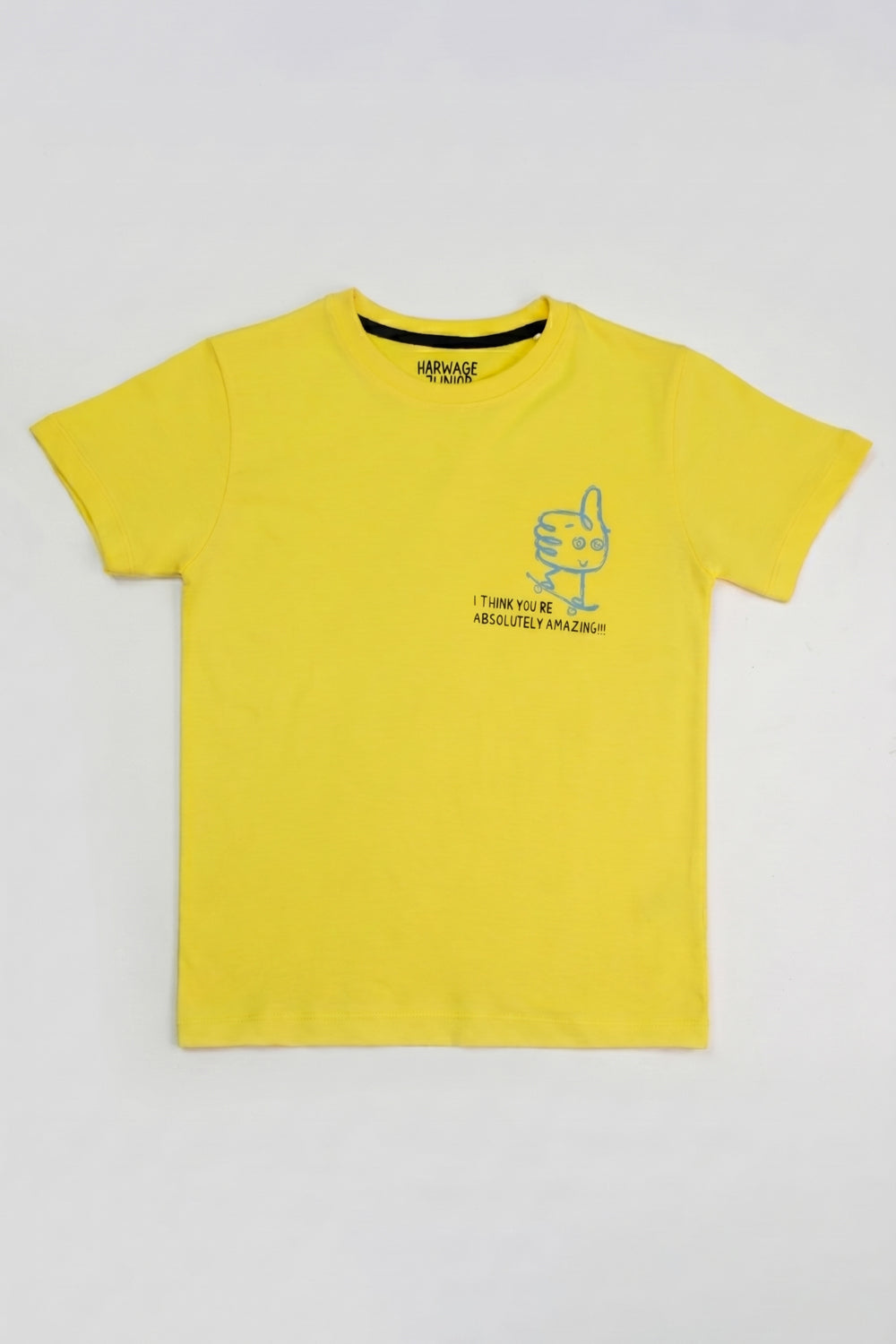 Little Kids Pack of Two T-Shirt – Yellow & SkyBlue