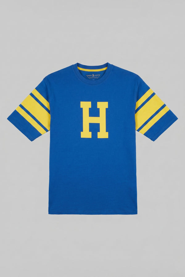 Premium  Round Neck T-Shirt- Blue Iolite