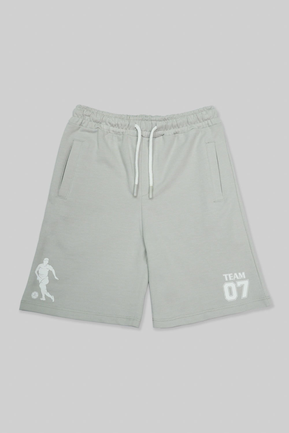Junior Kids Boys knit Wear Short - Lunar Rock