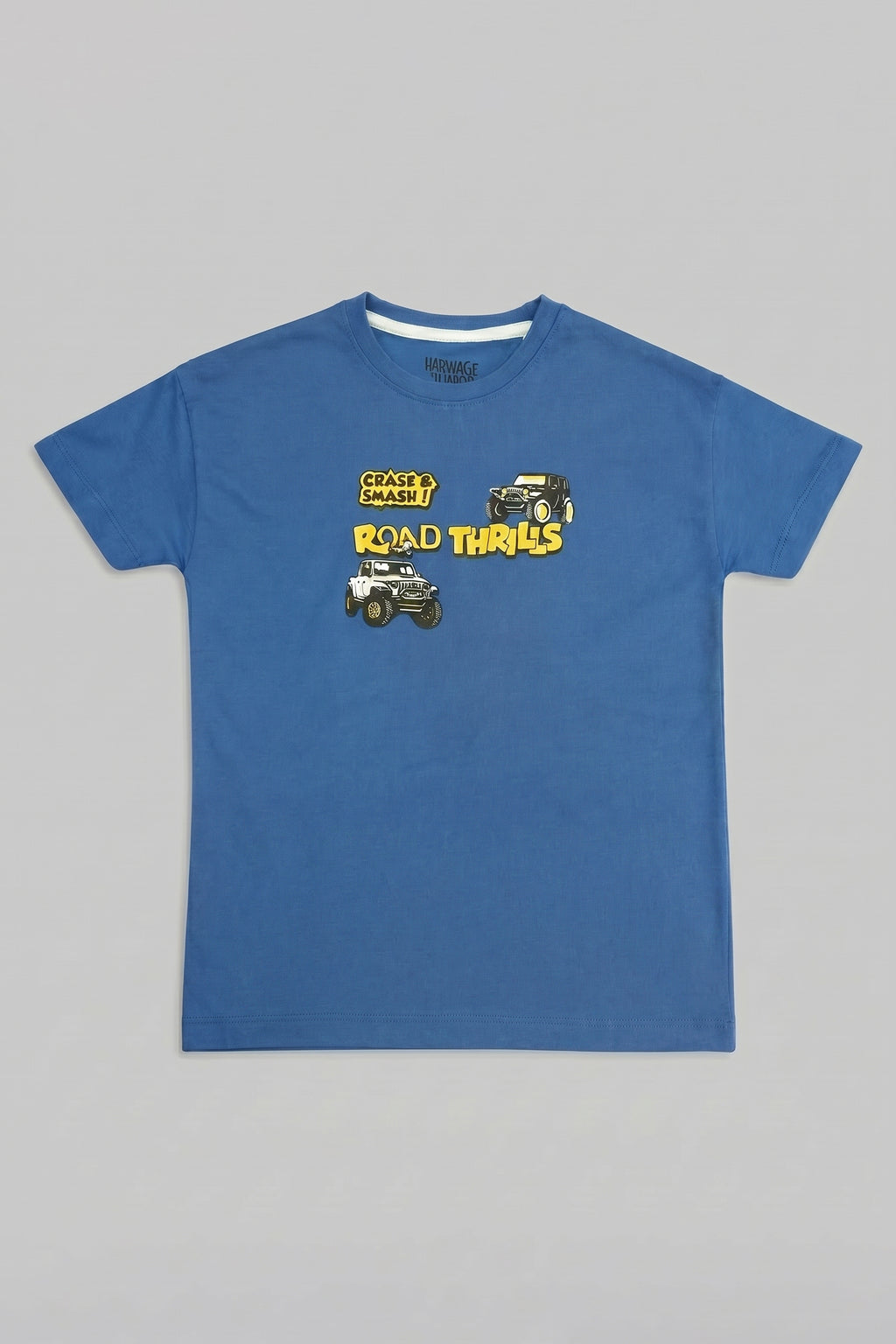 Little Kids Pack of Two T-Shirt – Charcoal & Sapphire