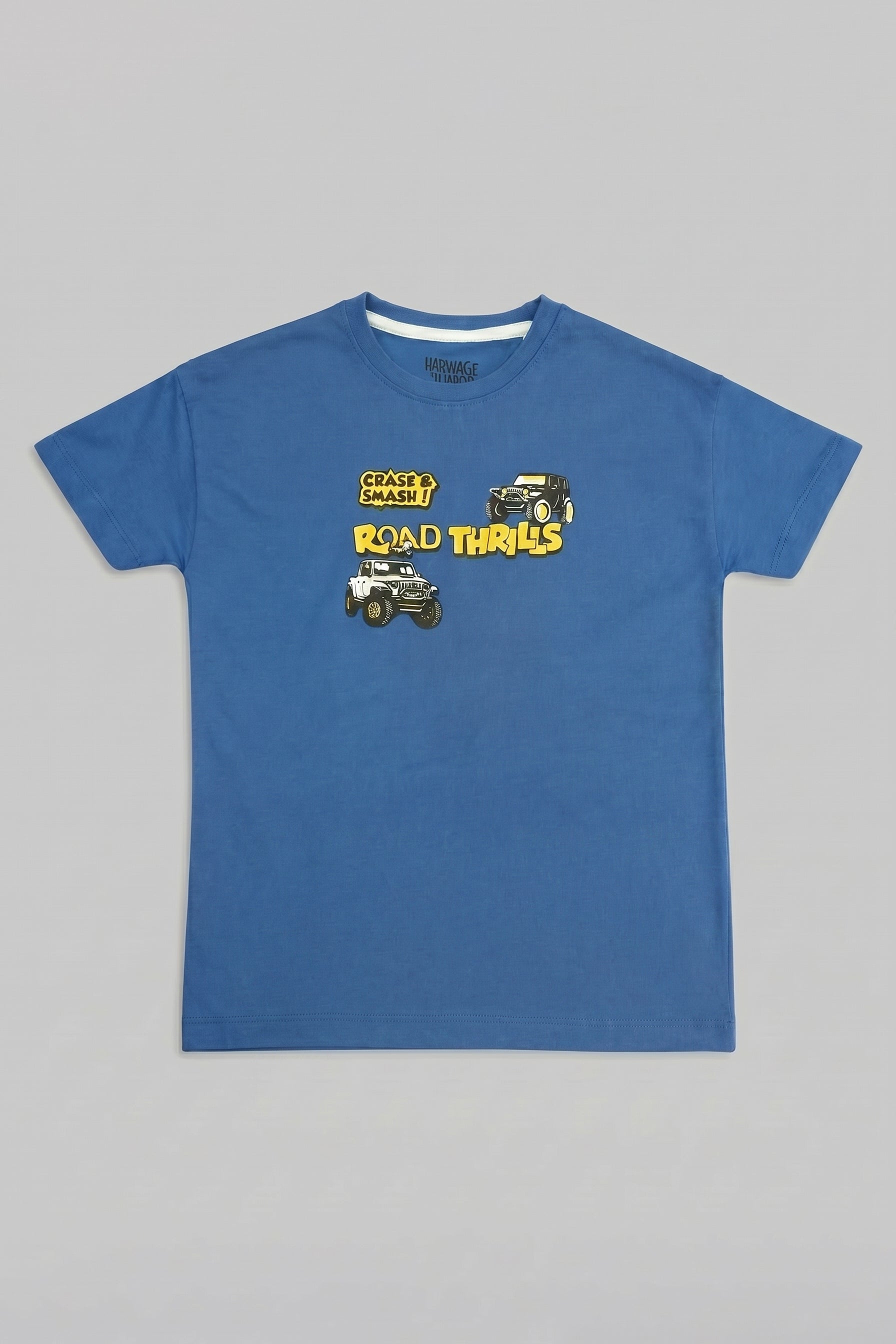 Little Kids Pack of Two T-Shirt – Charcoal & Sapphire