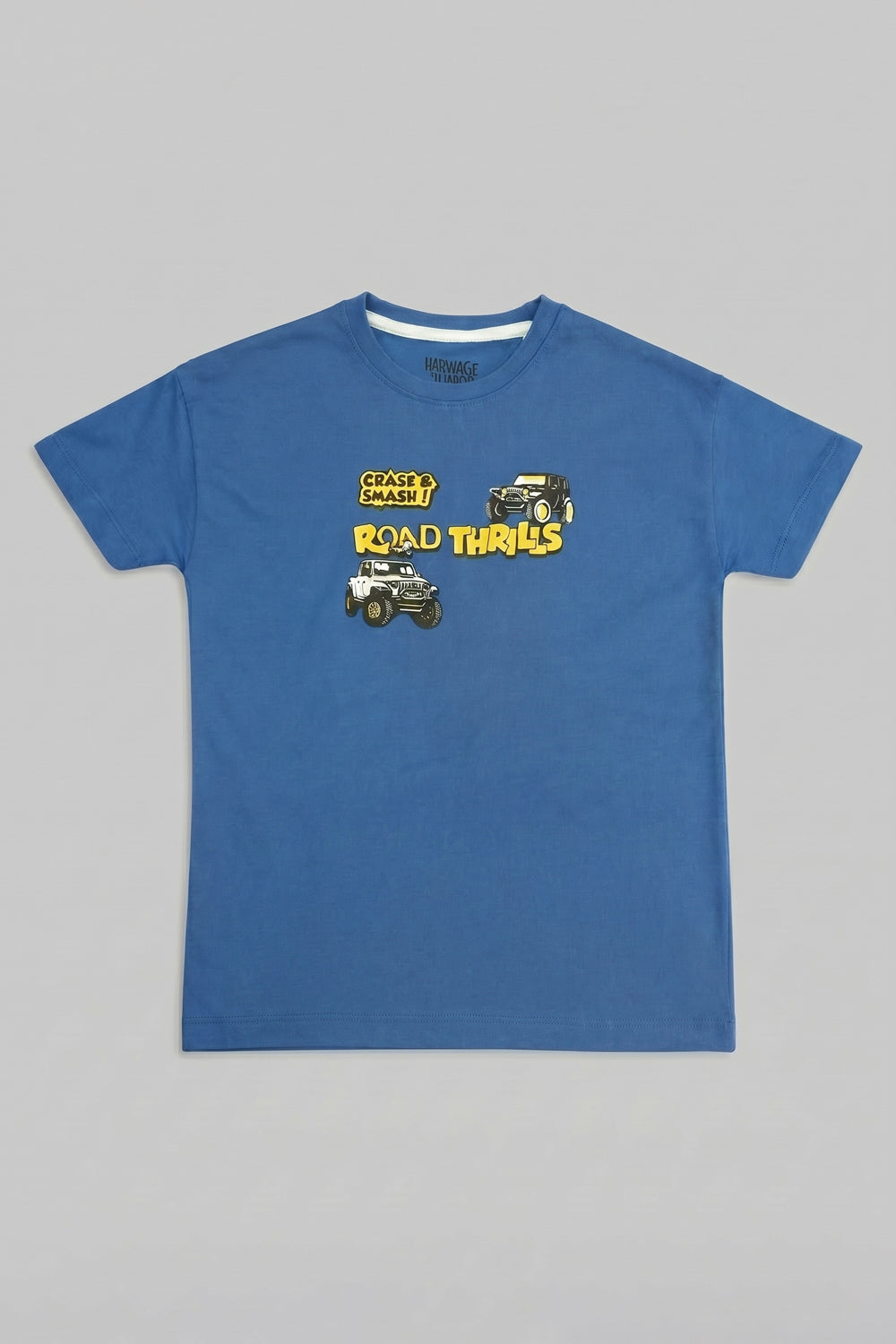 Little Kids Pack of Two T-Shirt – Charcoal & Sapphire