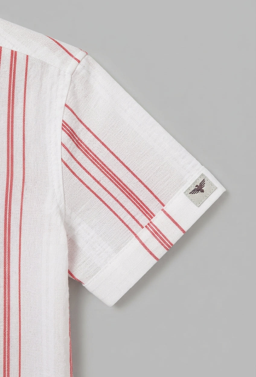 Boys' Resort Collar Shirt - white