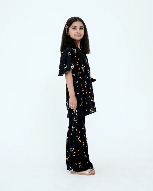 Girl Co-Ord Set - Black
