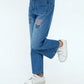 Girls Straight Fit - Mid Blue