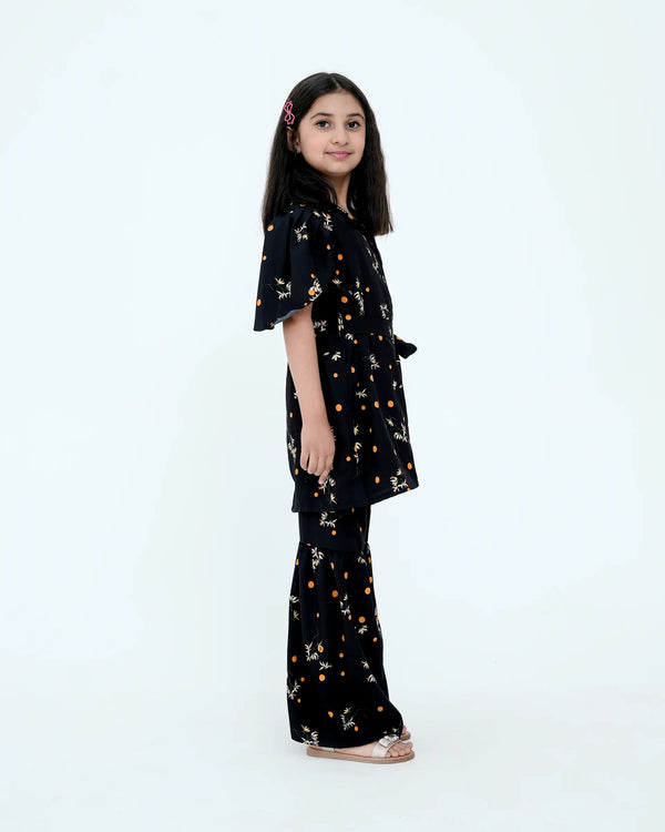 Girl Co-Ord Set - Black