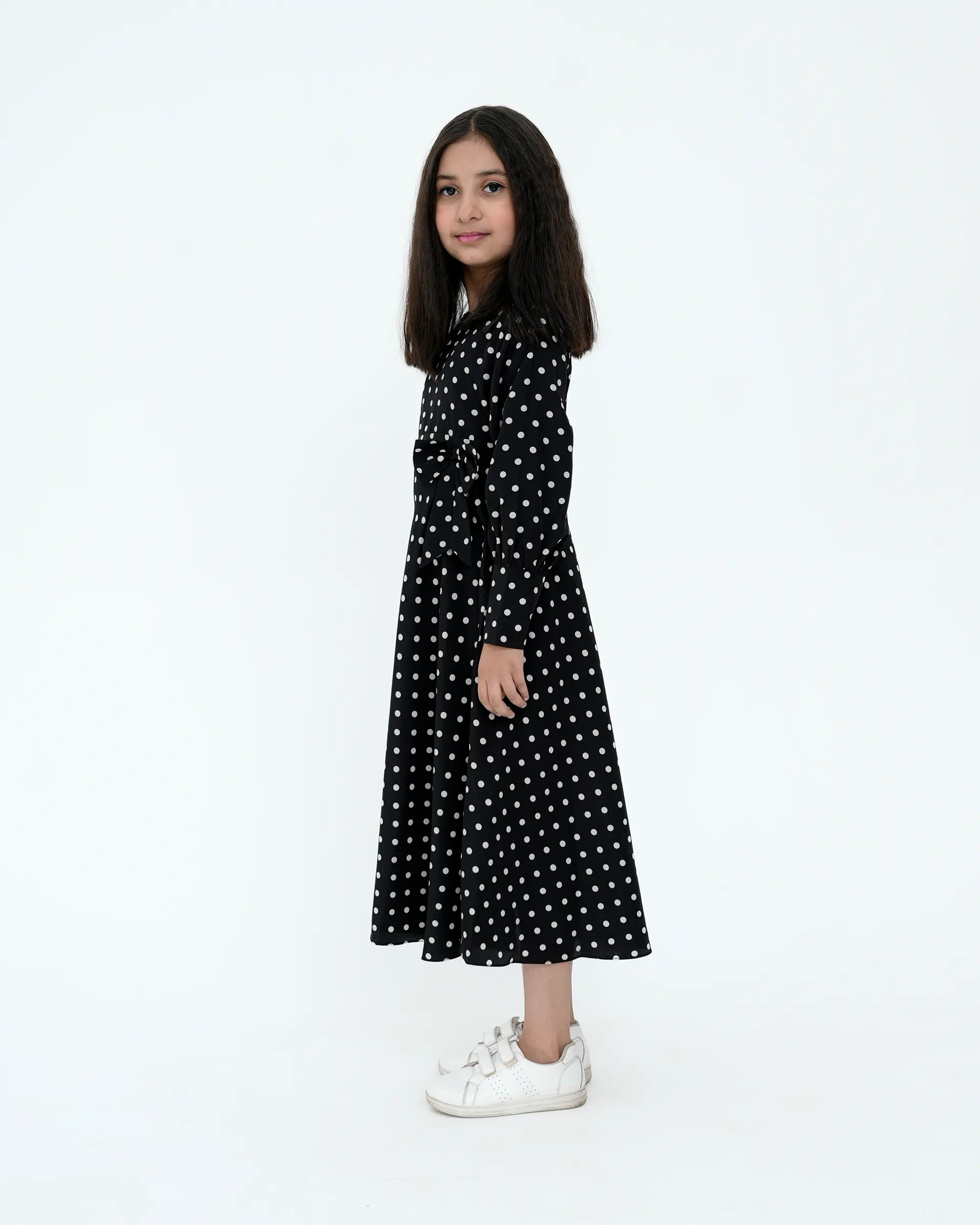 Girls’ Black Maxi Dress