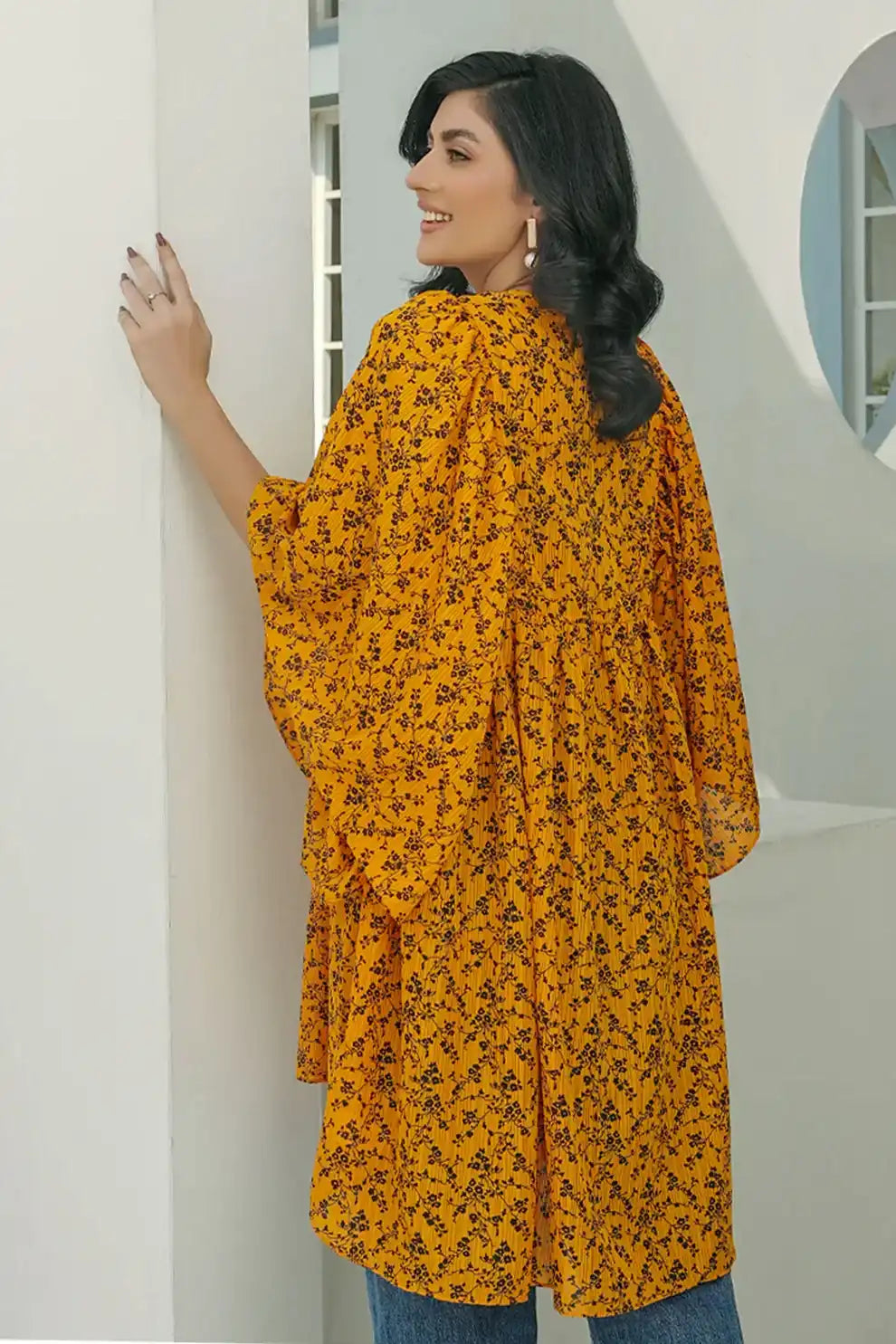 Girls Orange Long Shirt