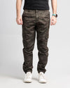 Men’s Green Camo Stretch Denim Trousers