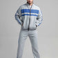 Men’s Silver Grey Micro Stretch Activewear Tracksuit