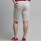 Haider grey cotton shorts