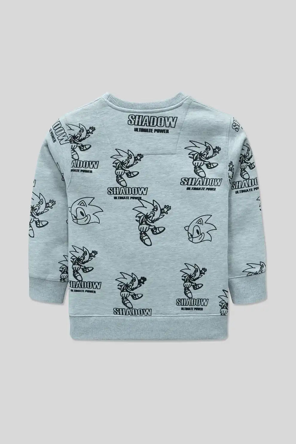 Haider grey sweatshirt with black graphics