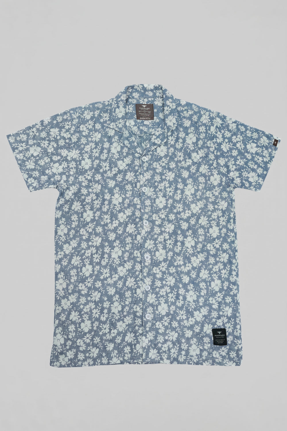 Signature Men's RESORT COLLAR Shirt – Blue
