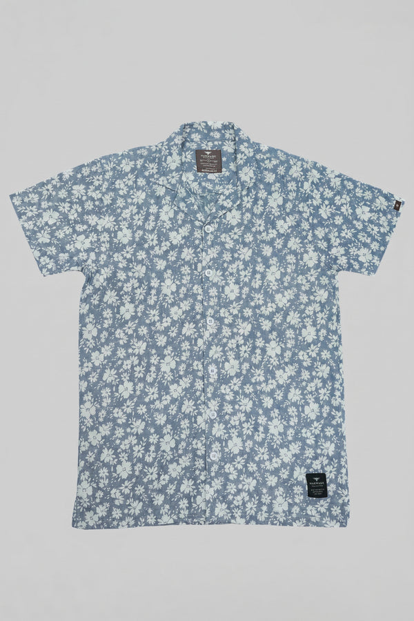 Signature Men's RESORT COLLAR Shirt – Blue
