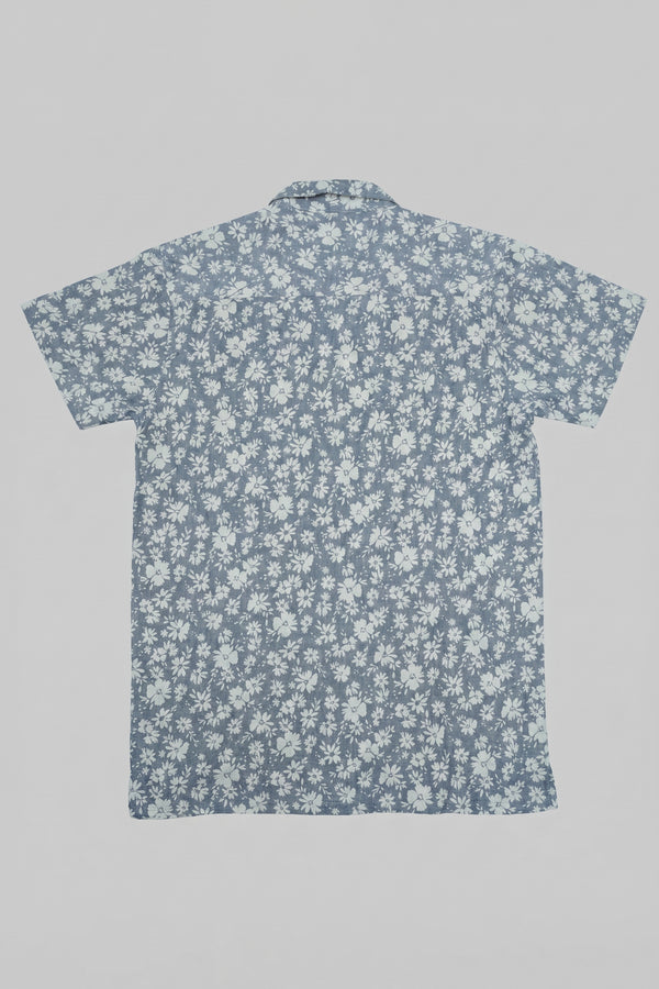 Signature Men's RESORT COLLAR Shirt – Blue