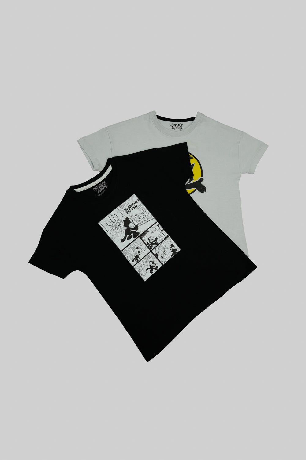 Classic Little Boys T-shirt – Blk & Bit Of Blue
