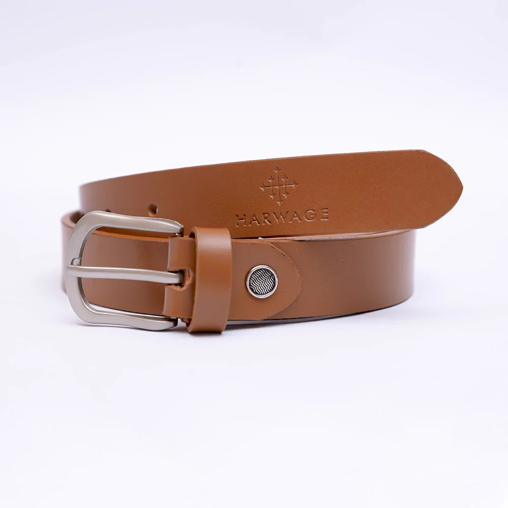 Harwage Women Basic Buckle Belt