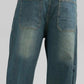 Blue jeans worn by a person