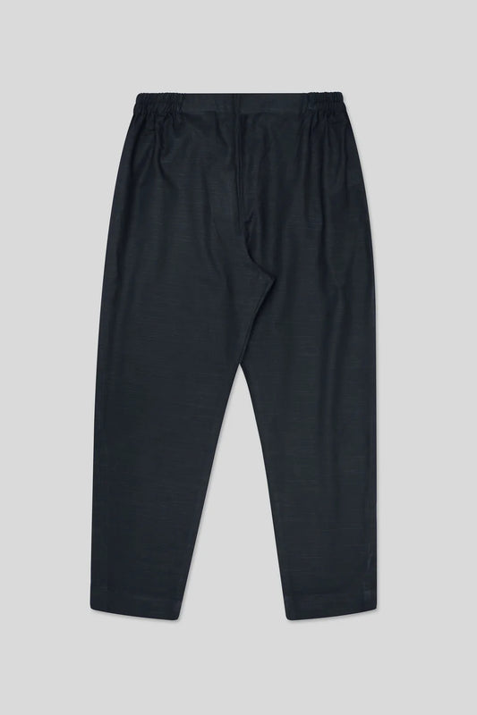 Jet black cigarette pants