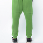 Jogger With Side Zips - Forest Green