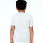 Junior Graphic T Shirt - White Melenge