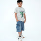 Junior Graphic T Shirts - Oyster Mushroom