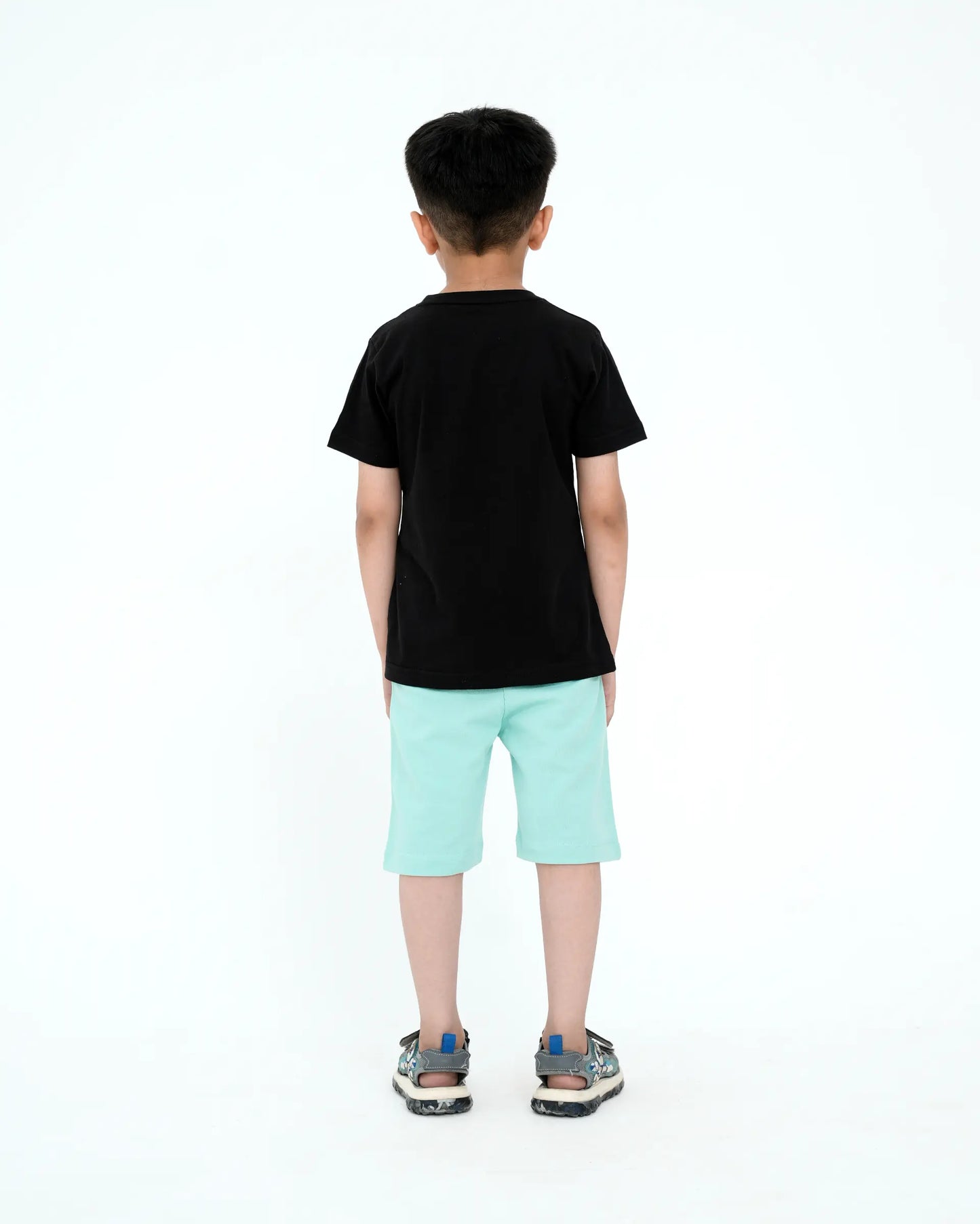 Junior Top and Bottom Set - Jet Black