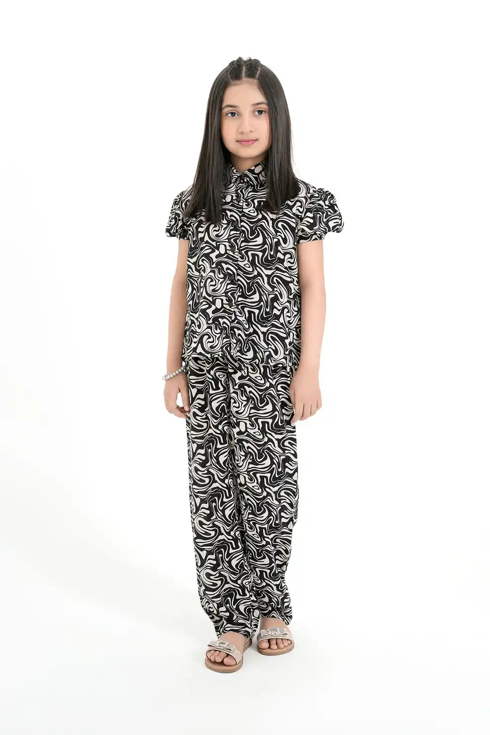 Junior Girls’ Black Co-Ord Set
