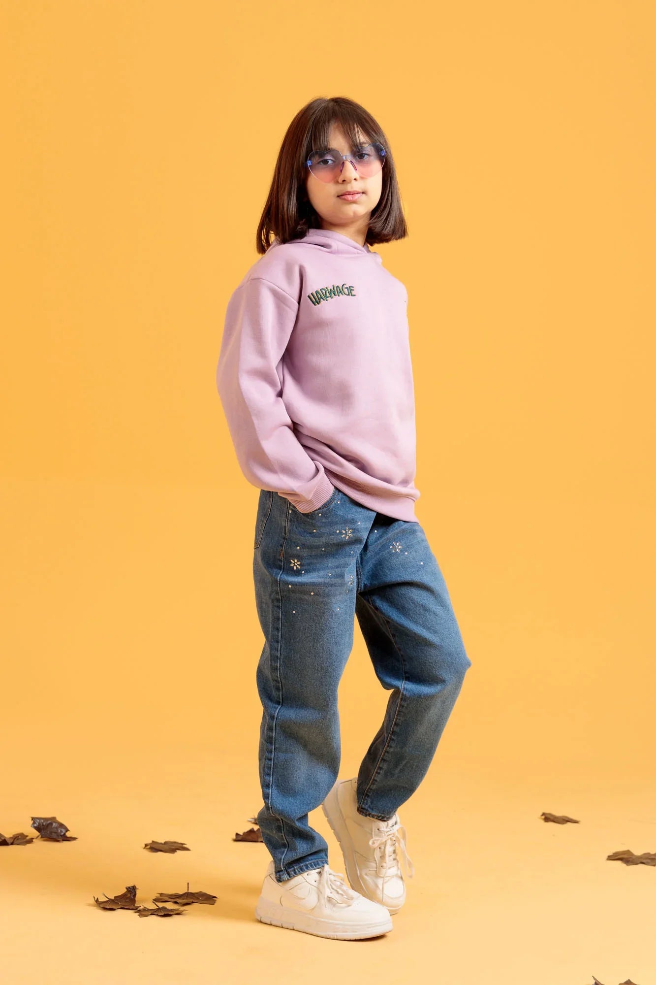 Junior Girls’ Lavender Herb Hoodie