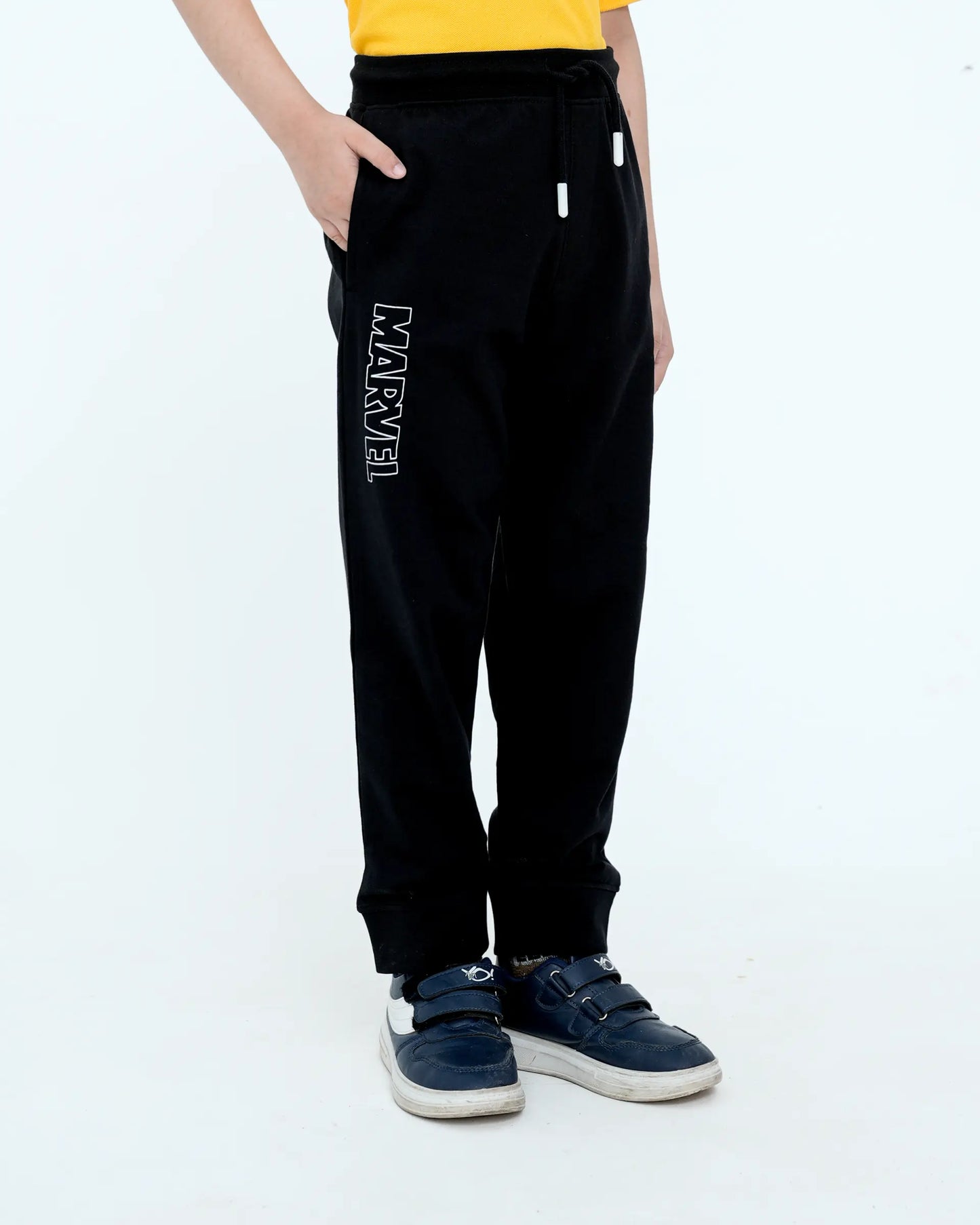 Kids Regular Fit Trouser - Black