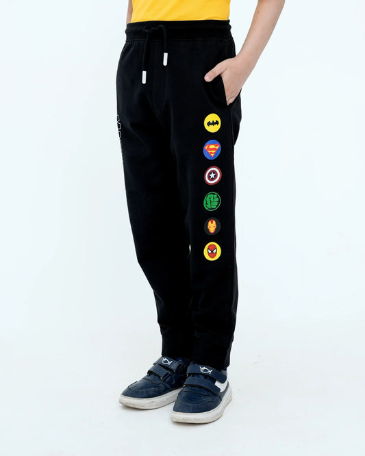Kids Regular Fit Trouser - Black