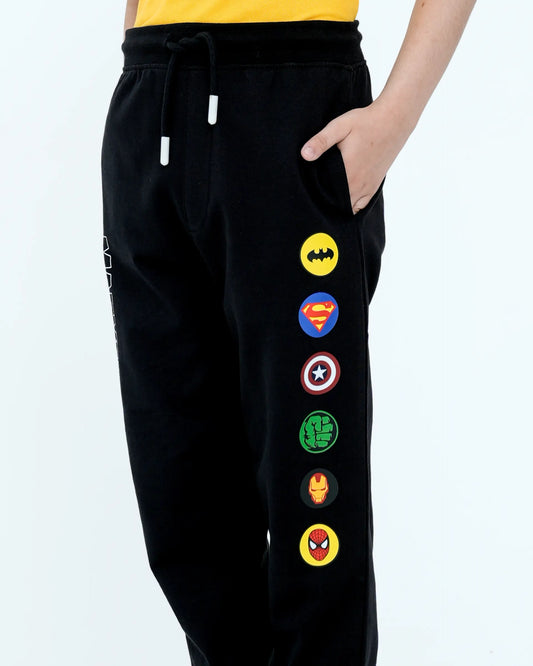 Kids Regular Fit Trouser - Black