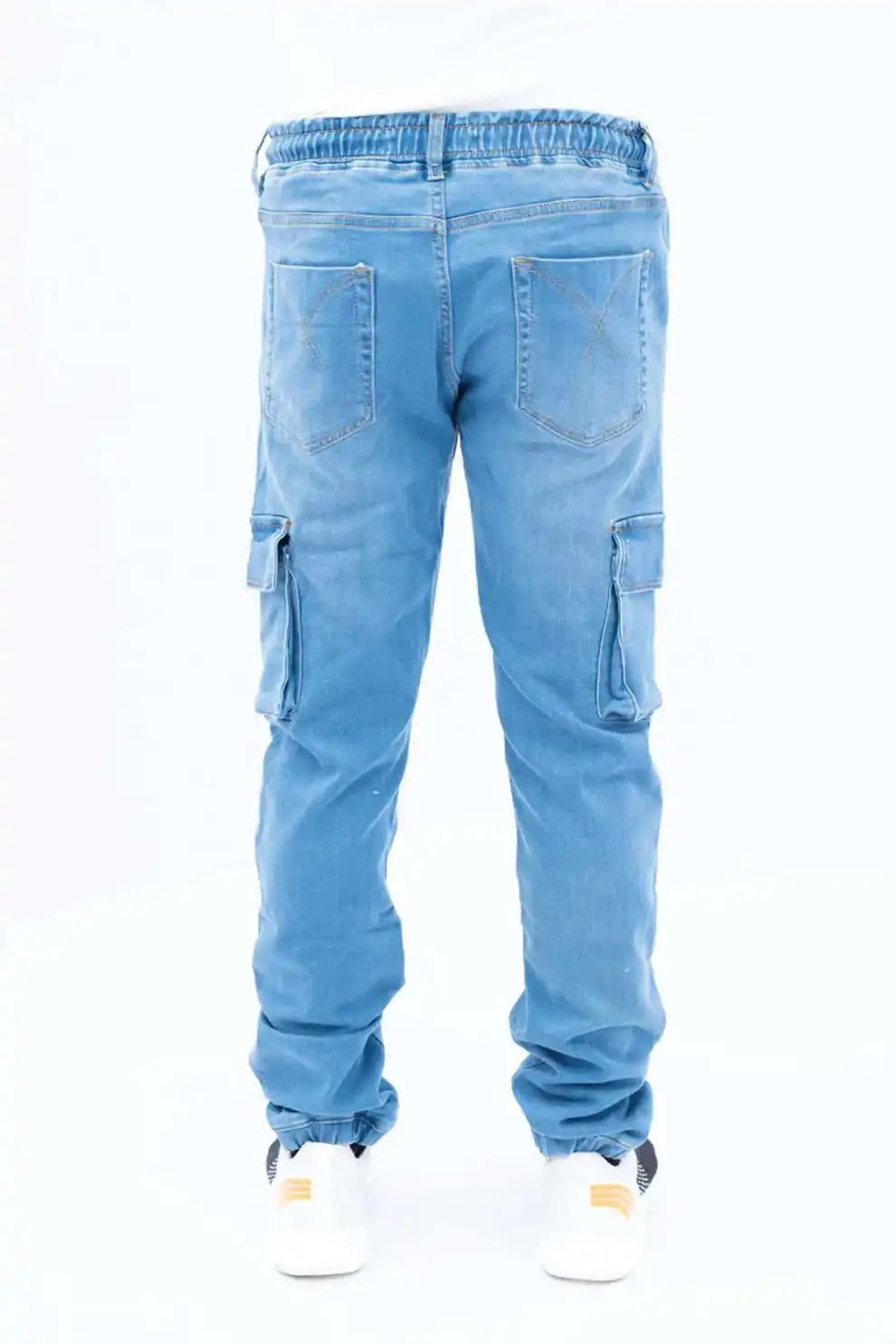 Light blue jogger jeans