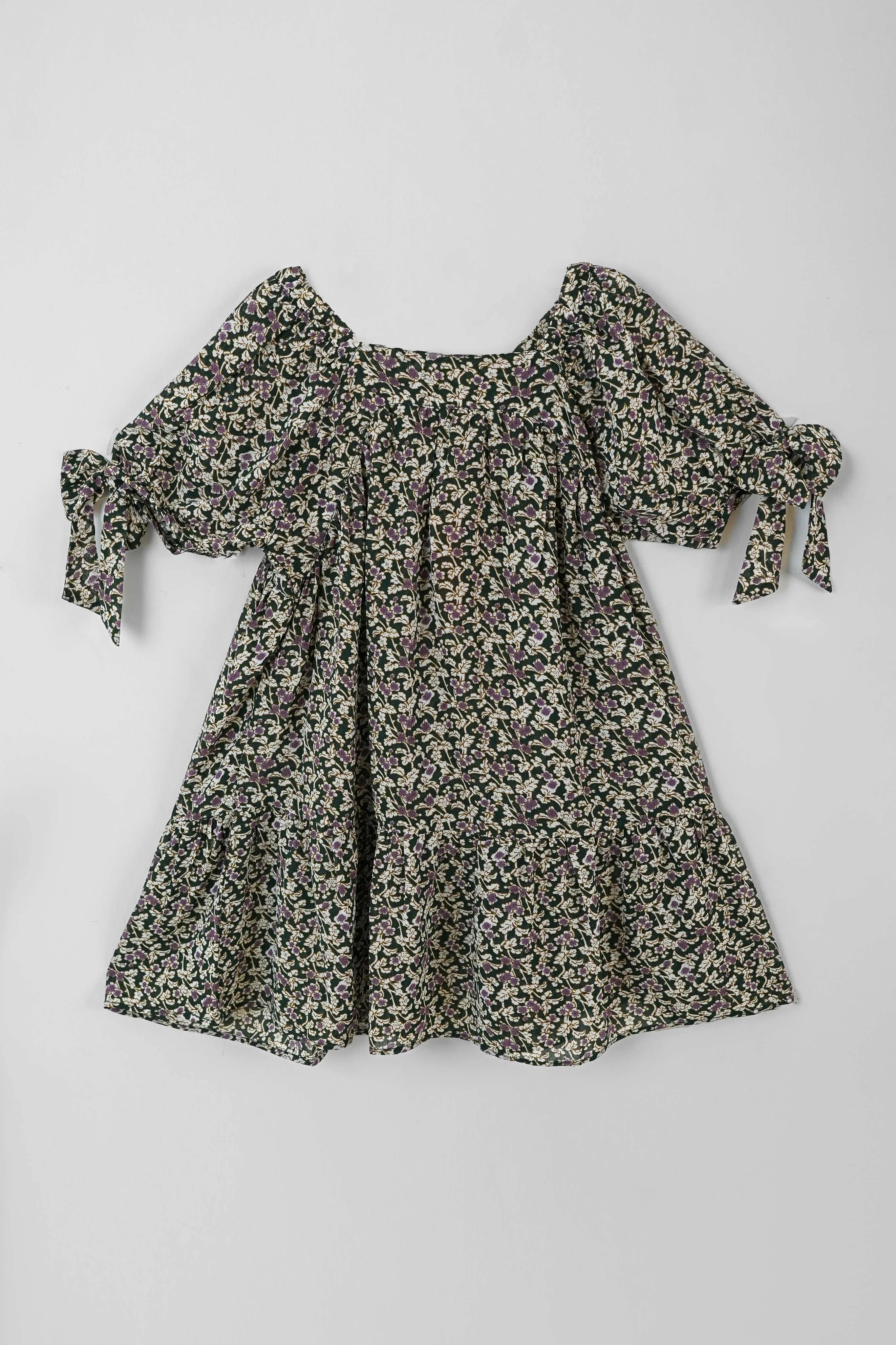 Little Girls’ Dark Green Tunic Shirt