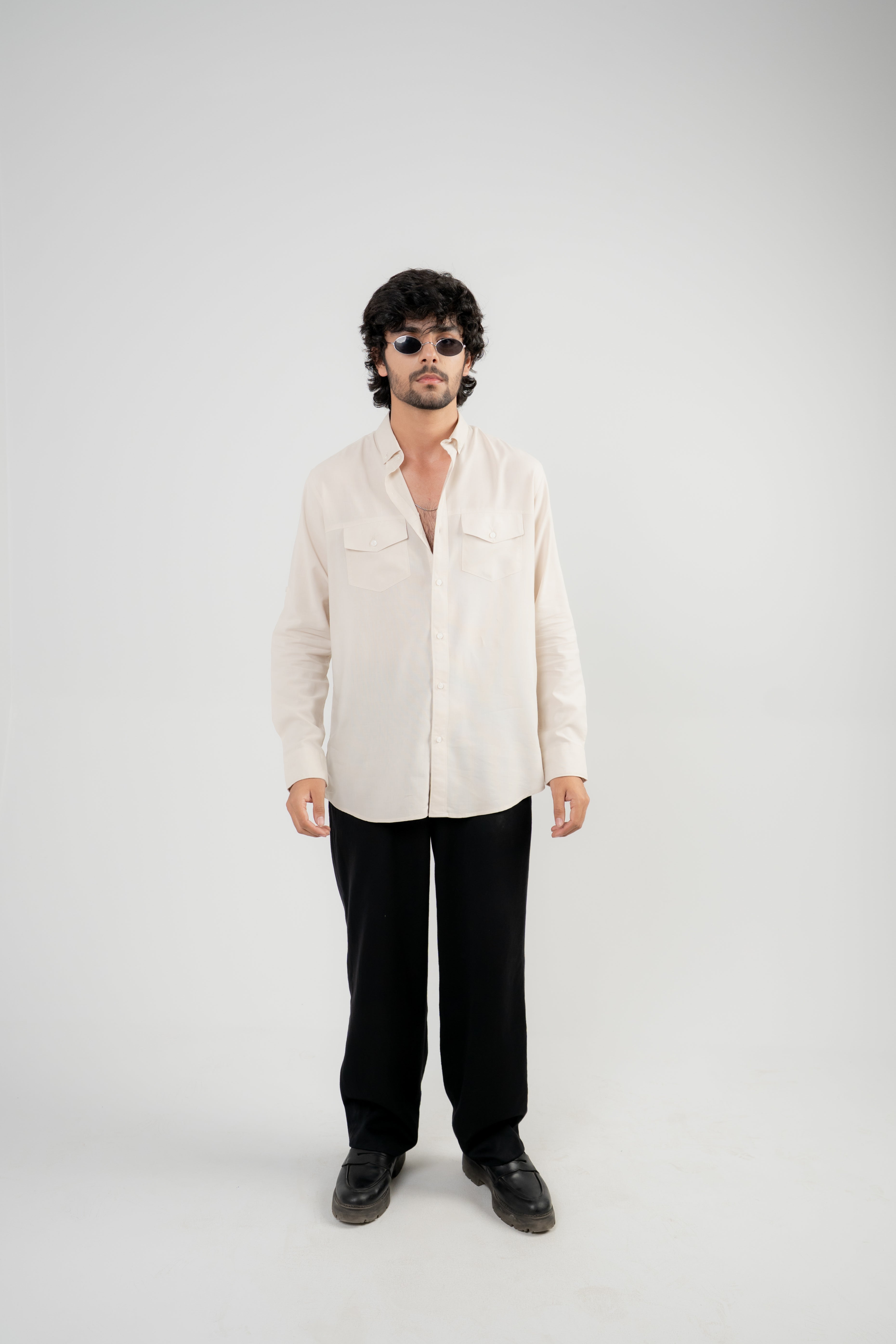 Men's Full Sleeve Shirt – Oatmeal