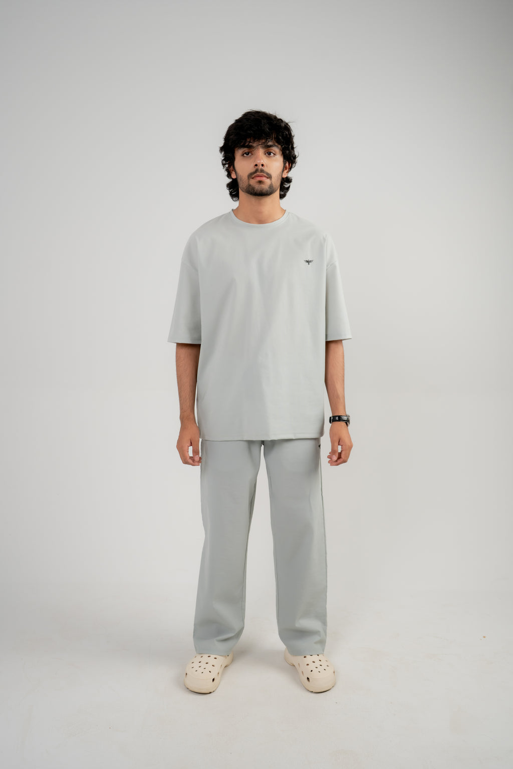 Men's Oversized T-Shirt – Light Grey