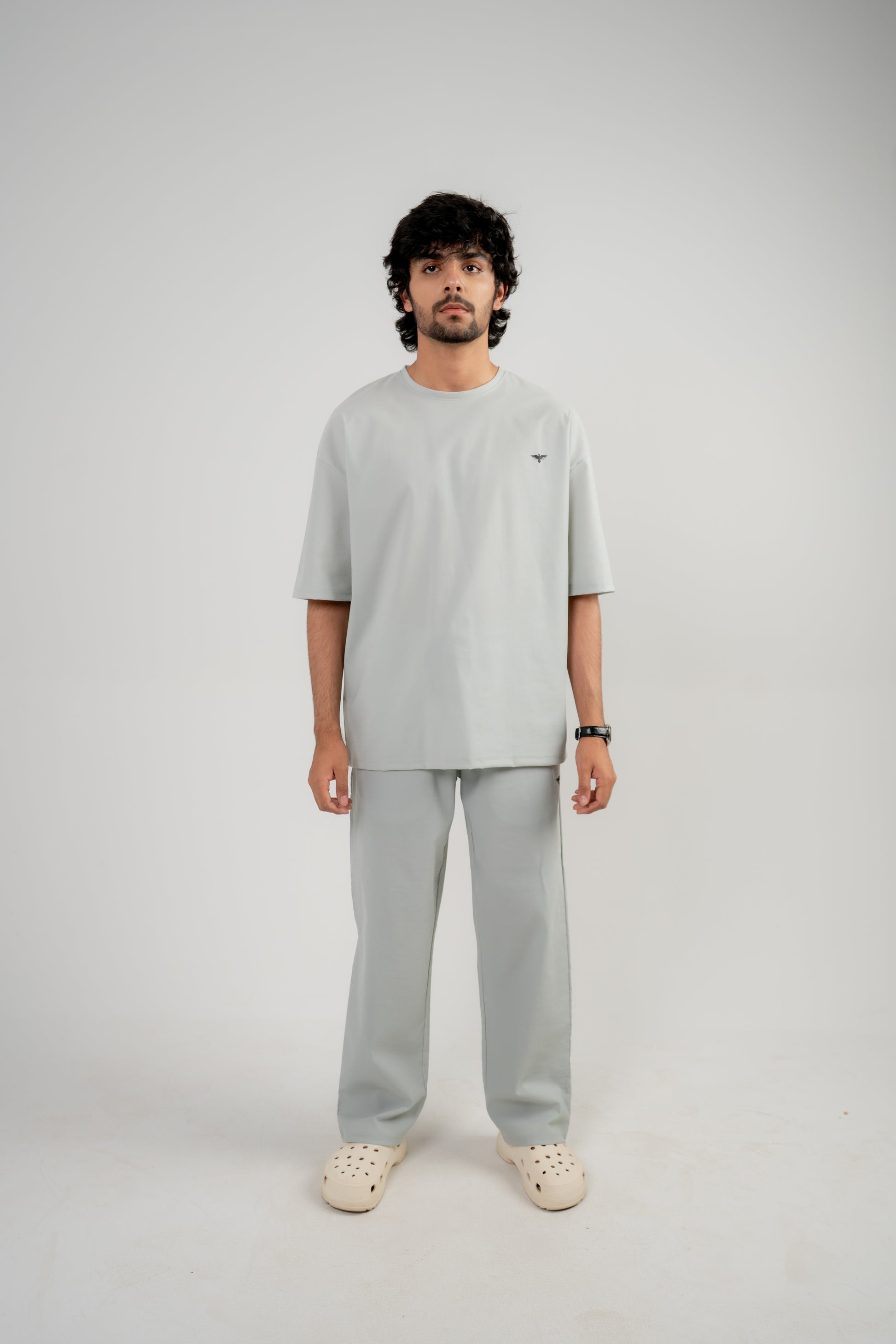 Men's Oversized T-Shirt – Light Grey