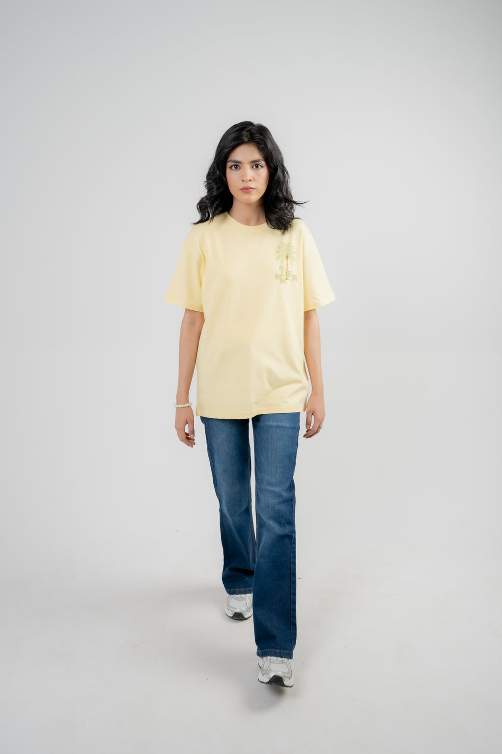 Women's Oversized T-Shirt – Double Cream