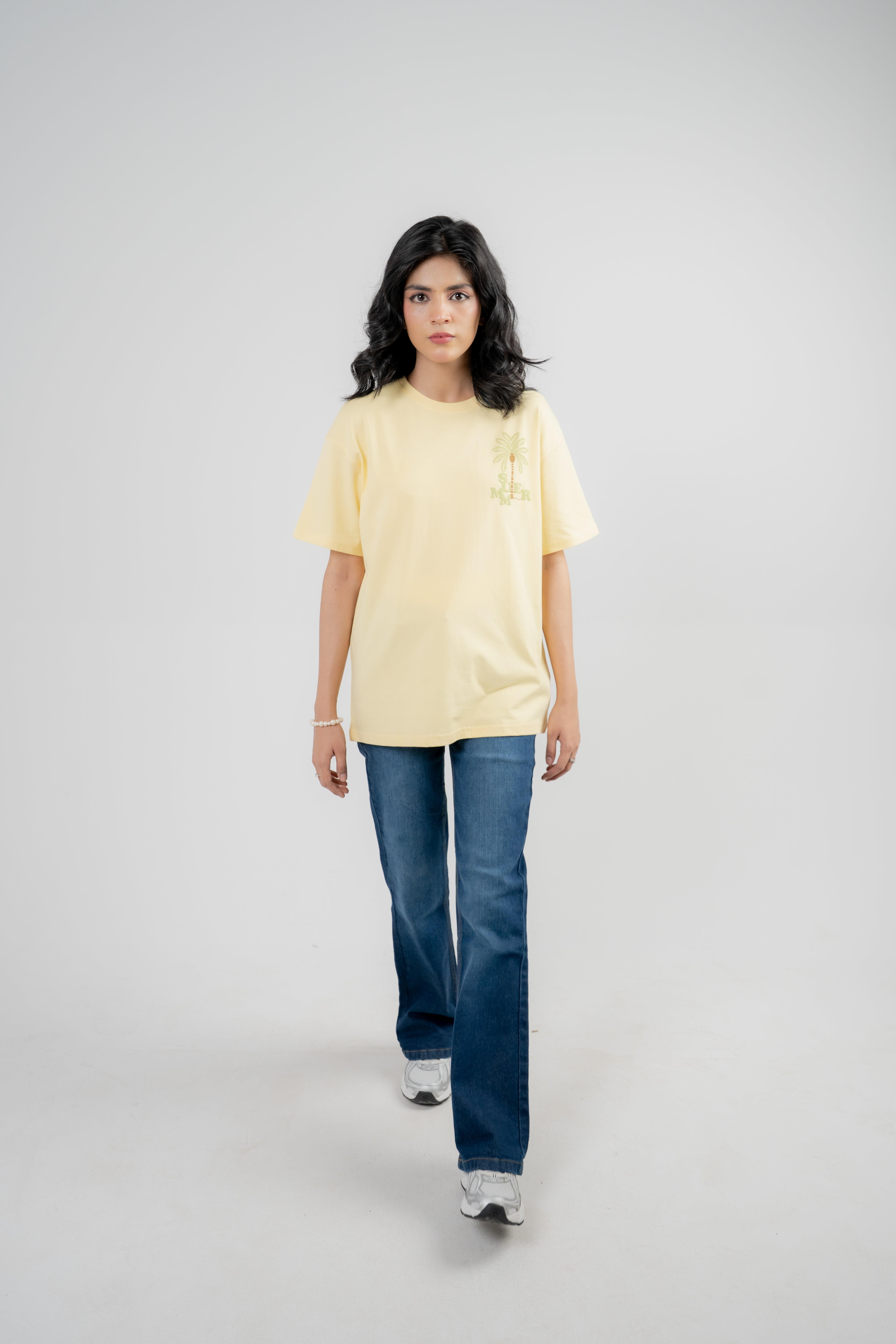 Women's Oversized T-Shirt – Double Cream