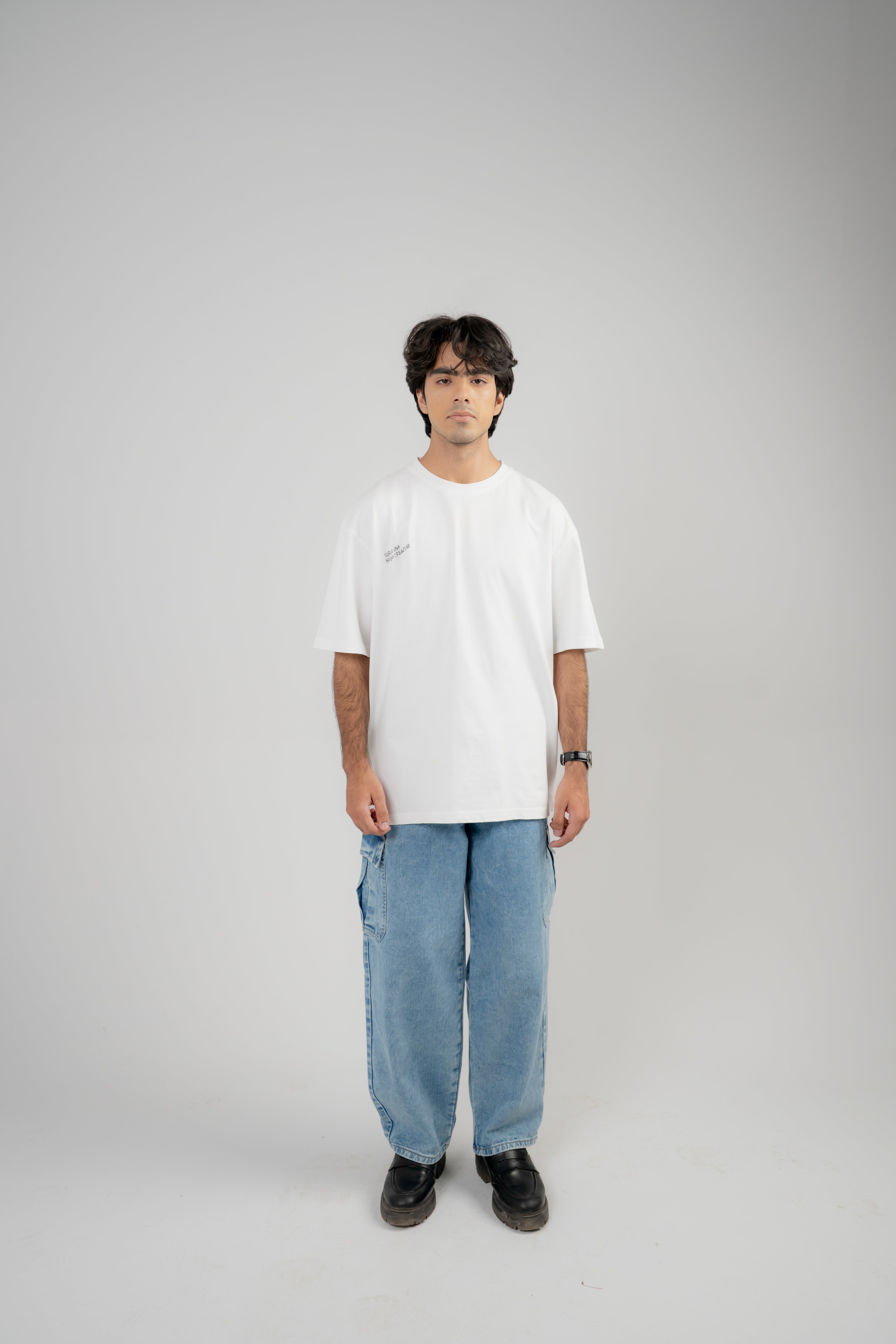 Men's Classic Oversized T-Shirt – White