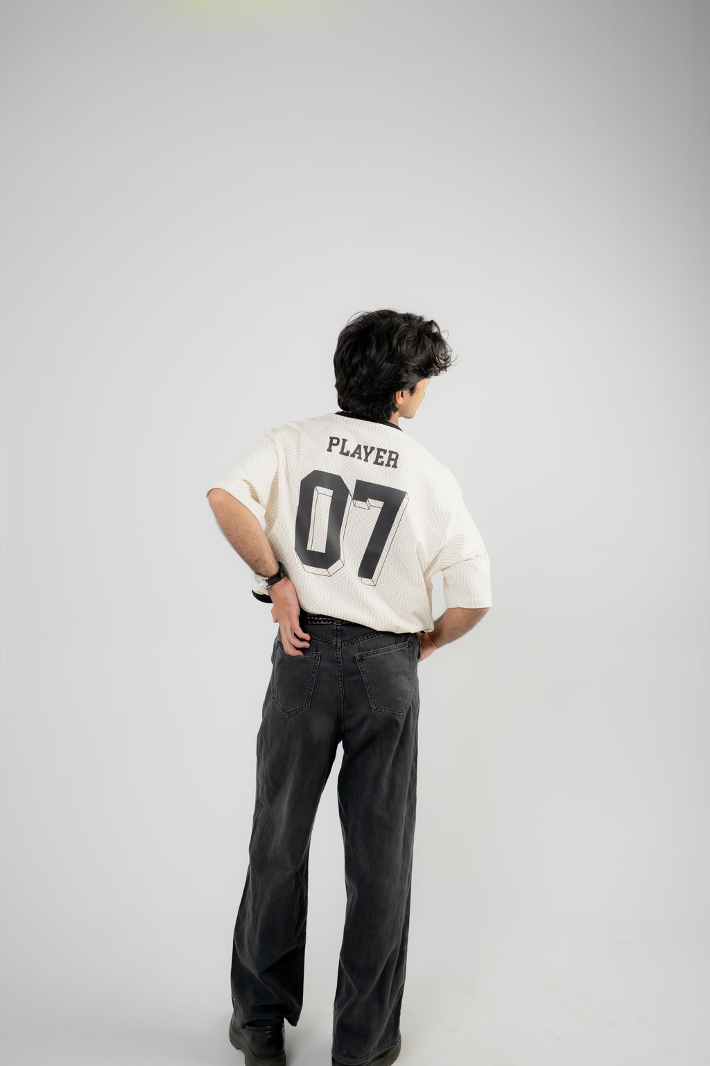 Men's Oversized T-Shirt – Oatmeal