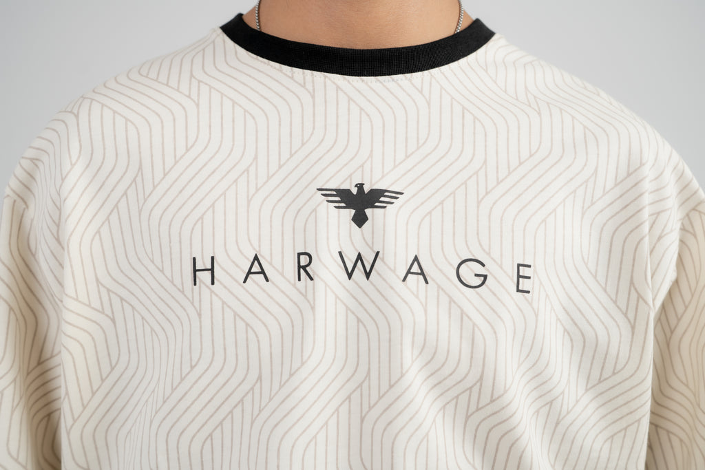 Men's Oversized T-Shirt – Oatmeal