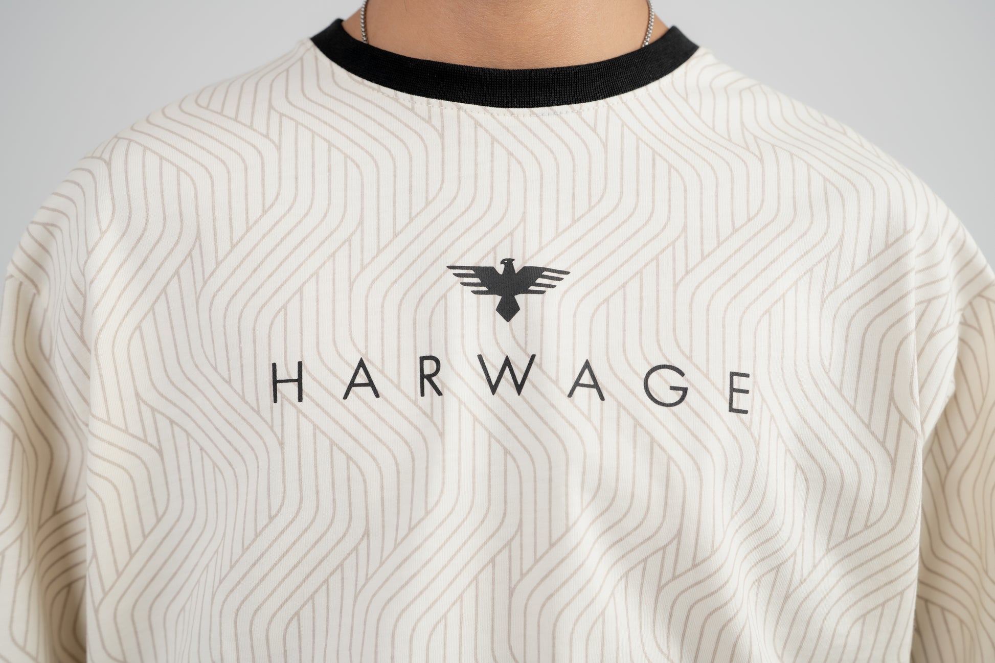 Men's Oversized T-Shirt – Oatmeal