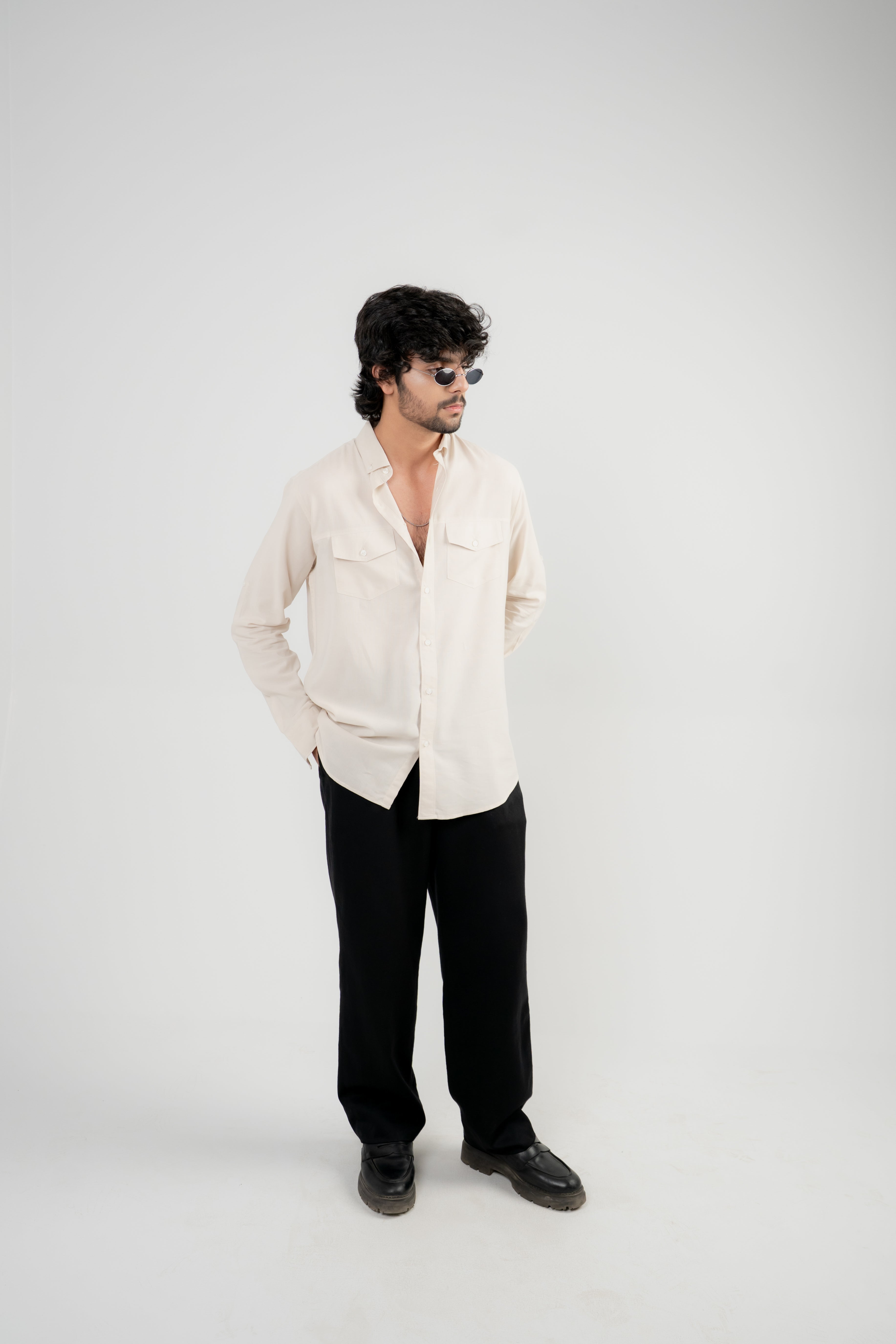 Men's Full Sleeve Shirt – Oatmeal